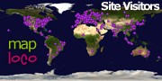 Locations of Site Visitors